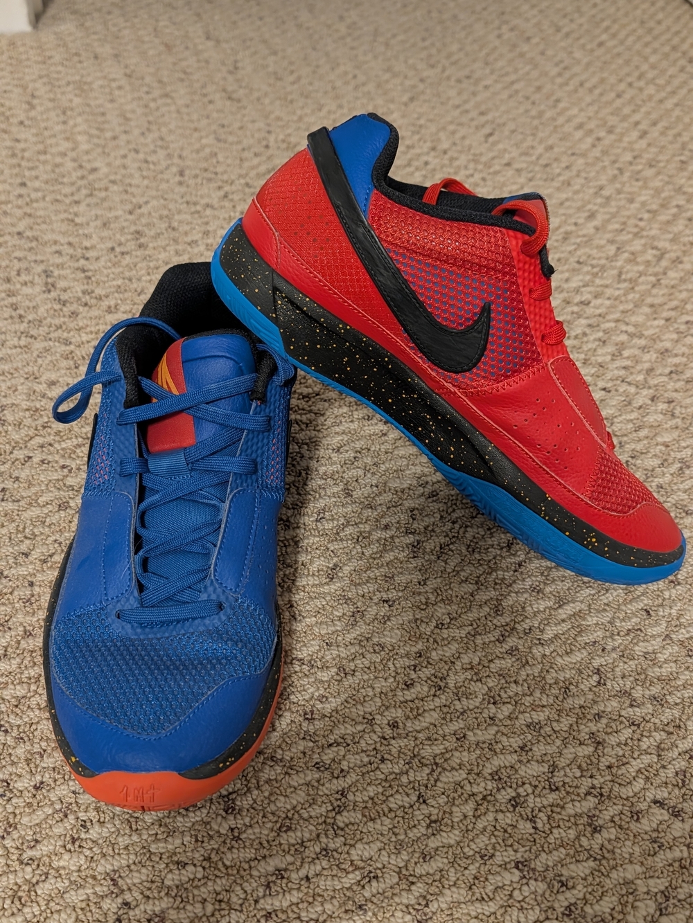 Nike Ja Morant Men’s Low-Top Sneakers - Red & Blue